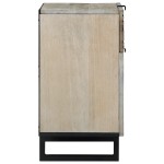 vidaXL Dulap de noapte cu sertar Alb și negru 50 x 33 x 60 cm vidaXL Dulap de noapte cu sertar Alb și negru 50 x 33 x 60 cm