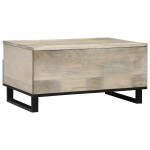 vidaXL Masă de cafea cu sertar cu depozitare Alb, Negru 80 x 50 x 40 cm vidaXL Masă de cafea cu sertar cu depozitare Alb, Negru 80 x 50 x 40 cm