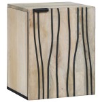 vidaXL Dulap de chiuvetă cu raft Maro și negru 38 x 33.5 x 48 cm vidaXL Dulap de chiuvetă cu raft Maro și negru 38 x 33.5 x 48 cm