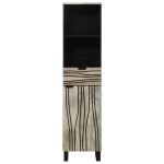 vidaXL Dulap pentru Chiuveta de Baie cu raft Alb 38 x 33 x 160 cm