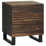 vidaXL Dulap de noapte 2 pcs castan 40 x 33 x 46 cm vidaXL Dulap de noapte 2 pcs castan 40 x 33 x 46 cm