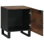 vidaXL Dulap de noapte 2 pcs castan 40 x 33 x 46 cm vidaXL Dulap de noapte 2 pcs castan 40 x 33 x 46 cm