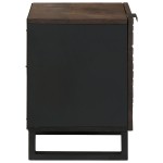vidaXL Dulap de noapte 2 pcs castan 40 x 33 x 46 cm vidaXL Dulap de noapte 2 pcs castan 40 x 33 x 46 cm