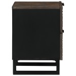 vidaXL Dulap de noapte cu sertar 2 pcs castan 40 x 33 x 46 cm vidaXL Dulap de noapte cu sertar 2 pcs castan 40 x 33 x 46 cm