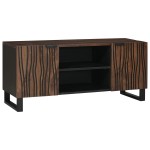 vidaXL Cabinet TV, 105 x 33.5 x 46 cm, din lemn masiv de mango. vidaXL Cabinet TV, 105 x 33.5 x 46 cm, din lemn masiv de mango.