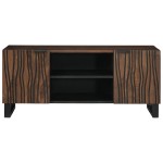 vidaXL Cabinet TV, 105 x 33.5 x 46 cm, din lemn masiv de mango. vidaXL Cabinet TV, 105 x 33.5 x 46 cm, din lemn masiv de mango.