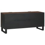 vidaXL Cabinet TV, 105 x 33.5 x 46 cm, din lemn masiv de mango. vidaXL Cabinet TV, 105 x 33.5 x 46 cm, din lemn masiv de mango.