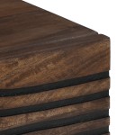 vidaXL Masa de cafea 80 x 50 x 40 cm - Lemn masiv de mango și placaj