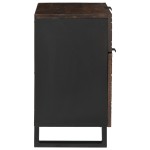 vidaXL Cabinet pentru noptieră 50x33x60 cm din lemn masiv de nuc vidaXL Cabinet pentru noptieră 50x33x60 cm din lemn masiv de nuc