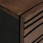 vidaXL Cabinet pentru noptieră 50x33x60 cm din lemn masiv de nuc vidaXL Cabinet pentru noptieră 50x33x60 cm din lemn masiv de nuc