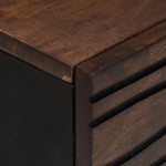 vidaXL Masa de cafea - 100x54x40 cm, din lemn solid și laminat.