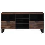 vidaXL Dulap TV 100x33.5x46 cm din lemn masiv și prelucrat