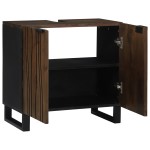 vidaXL Dulap Chiuvetă pentru Baie 62 x 33 x 58 cm – Are un design robust din lemn de mango. vidaXL Dulap Chiuvetă pentru Baie 62 x 33 x 58 cm – Are un design robust din lemn de mango.