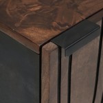 vidaXL Dulap pentru Chiuveta de Baie cu raft castan 38 x 33,5 x 48 cm