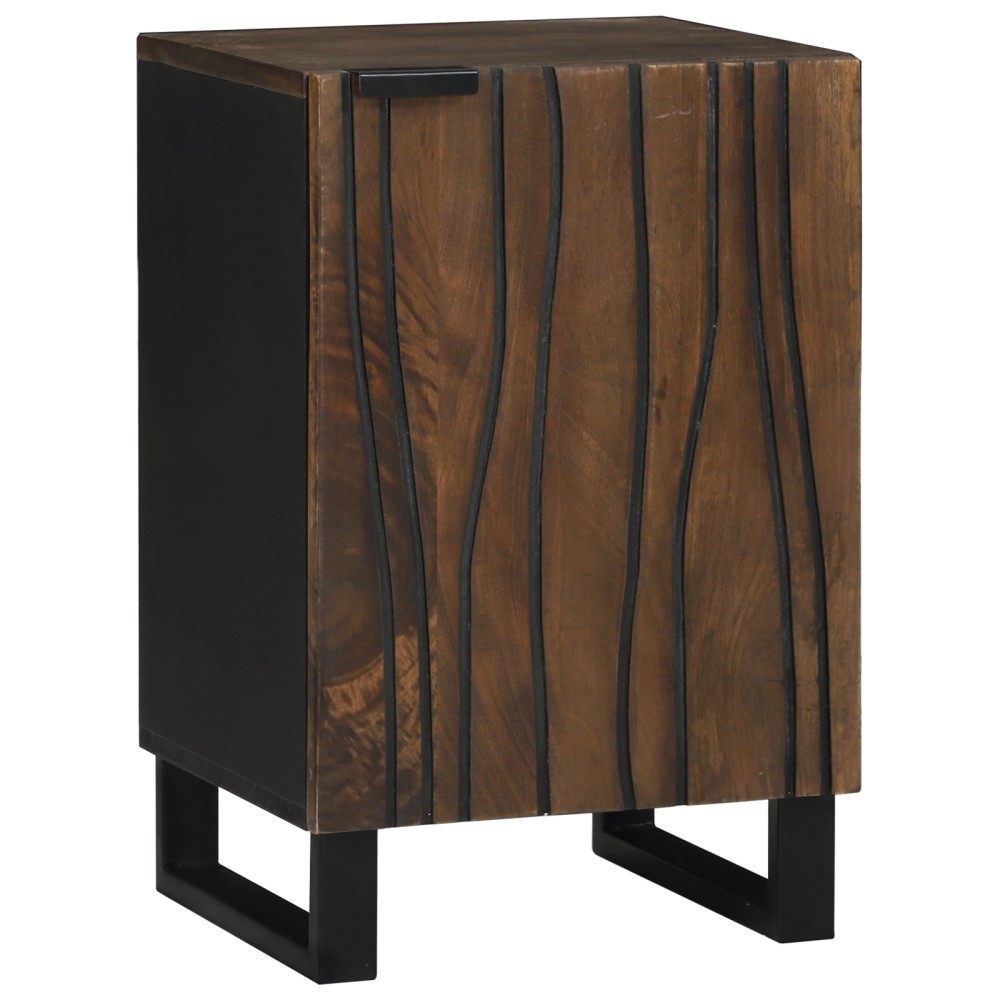 vidaXL Cabinet de baie 38x33.5x58 cm din lemn de mango masiv