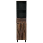 vidaXL Seturi de mobilier pentru baie cu sertar cu raft Dungi Maro 38 x 33 x 160 cm vidaXL Seturi de mobilier pentru baie cu sertar cu raft Dungi Maro 38 x 33 x 160 cm