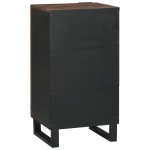 vidaXL Sideboard 40 x 33.5 x 75 cm - Fabricat din lemn masiv de mango.