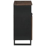 vidaXL Bufet 60 x 33.5 x 75 cm din lemn masiv și lemn prelucrat vidaXL Bufet 60 x 33.5 x 75 cm din lemn masiv și lemn prelucrat