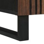 vidaXL Bufet 60 x 33.5 x 75 cm din lemn masiv și lemn prelucrat vidaXL Bufet 60 x 33.5 x 75 cm din lemn masiv și lemn prelucrat
