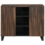vidaXL Dulap din lemn de mango 90x33.5x75 cm vidaXL Dulap din lemn de mango 90x33.5x75 cm