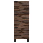vidaXL Highboard din lemn de nuc cu raft Altele cu depozitare cu ușă Maro 40 x 33.5 x 110 cm