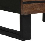 vidaXL Highboard din lemn de nuc cu raft Altele cu depozitare cu ușă Maro 40 x 33.5 x 110 cm
