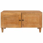 vidaXL Masă de cafea Maro deschis 80 x 50 x 40 cm Lemn masiv de acacia