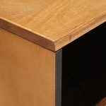 vidaXL Dulap de noapte cu sertar cu raft Maro deschis 50 x 33 x 62 cm