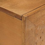 vidaXL Masă de cafea cu raft cu ușă Maro deschis 100 x 54 x 40 cm