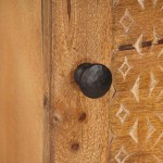 vidaXL Bufet cu raft Maro deschis 40 x 33 x 110 cm Lemn masiv de mango