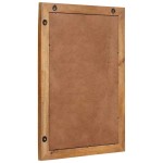 vidaXL Oglindă pentru baie cu oglindă Maro deschis 70 x 50 x 2,5 cm