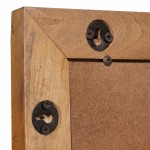 vidaXL Oglindă pentru baie cu oglindă Maro deschis 70 x 50 x 2,5 cm