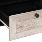 vidaXL Unități TV cu sertar cu raft Alb 105 x 33 x 46 cm Lemn compozit