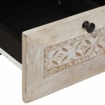 vidaXL Unități TV cu sertar cu raft Alb 100 x 33 x 46 cm Lemn compozit