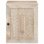 vidaXL Dulap de Baie cu depozitare Alb 38 x 33 x 48 cm Lemn compozit