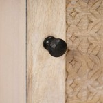 vidaXL Bufet cu raft cu ușă Alb 40 x 33 x 110 cm Lemn masiv de mango