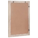vidaXL Oglindă pentru baie cu oglindă Alb 70 x 50 x 2,5 cm