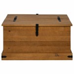 vidaXL Cufă de depozitare HALDEN 91x91x47 cm din lemn masiv de pin vidaXL Cufă de depozitare HALDEN 91x91x47 cm din lemn masiv de pin