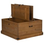 vidaXL Cufă de depozitare HALDEN 91x91x47 cm din lemn masiv de pin vidaXL Cufă de depozitare HALDEN 91x91x47 cm din lemn masiv de pin