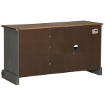 vidaXL Dulap TV HALDEN cu uşă glisantă gri 110x40x60 cm lemn masiv