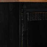 vidaXL Dulap de vinuri HALDEN cu rafturi pentru vin ușă glisantă negru vidaXL Dulap de vinuri HALDEN cu rafturi pentru vin ușă glisantă negru