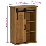 vidaXL Dulap suspendat HALDEN cu ușă glisantă 49x22,5x70 cm pin vidaXL Dulap suspendat HALDEN cu ușă glisantă 49x22,5x70 cm pin