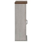 vidaXL Dulap suspendat HALDEN cu ușă glisantă alb 49x22,5x70 cm pin