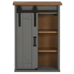 vidaXL Dulap suspendat HALDEN cu ușă glisantă gri 49x22,5x70 cm pin vidaXL Dulap suspendat HALDEN cu ușă glisantă gri 49x22,5x70 cm pin