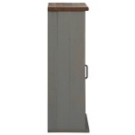 vidaXL Dulap suspendat HALDEN cu ușă glisantă gri 49x22,5x70 cm pin vidaXL Dulap suspendat HALDEN cu ușă glisantă gri 49x22,5x70 cm pin