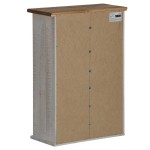 vidaXL Dulap suspendat HALDEN cu ușă glisantă gri 49x22,5x70 cm pin vidaXL Dulap suspendat HALDEN cu ușă glisantă gri 49x22,5x70 cm pin
