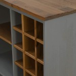 vidaXL Dulap de vinuri HALDEN cu rafturi pentru vin ușă glisantă gri vidaXL Dulap de vinuri HALDEN cu rafturi pentru vin ușă glisantă gri