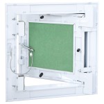 vidaXL Panou de acces cu cadru din aluminiu și gips-carton, 150x150 mm vidaXL Panou de acces cu cadru din aluminiu și gips-carton, 150x150 mm