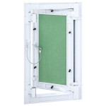 vidaXL Panou de acces cu cadru din aluminiu și gips-carton, 150x300 mm vidaXL Panou de acces cu cadru din aluminiu și gips-carton, 150x300 mm