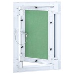 vidaXL Panou de acces cu cadru din aluminiu și gips-carton, 200x300 mm vidaXL Panou de acces cu cadru din aluminiu și gips-carton, 200x300 mm